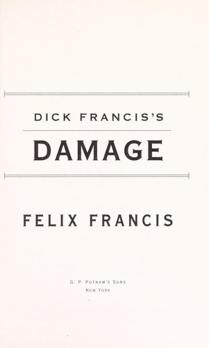 Cover for Dick Francis's Damage