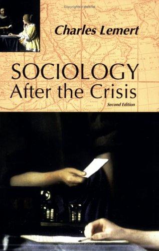 Cover for Sociology after the Crisis