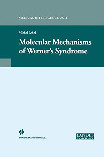 Cover for Molecular Mechanisms of Werner's Syndrome