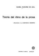 Cover for Teoría del ritmo de la prosa