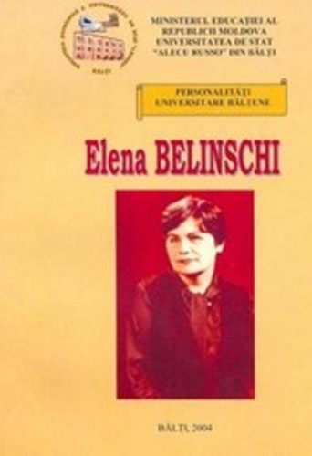 Cover for Elena Belinschi : Biobibliografie