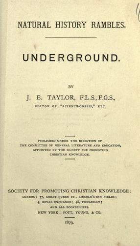 Cover for Underground
