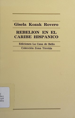 Cover for Rebelión en el Caribe hispánico
