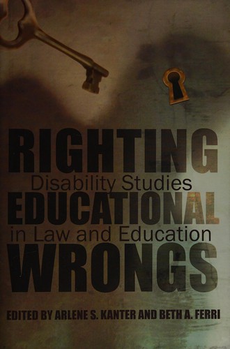 Cover for Righting Educational Wrongs