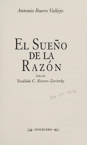 Cover for El sueno de la razon