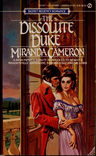 Cover for The Dissolute Duke