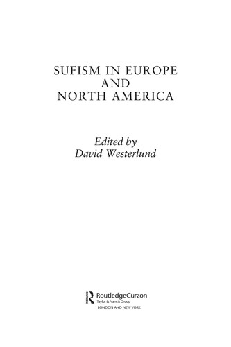 Cover for SUFISM IN EUROPE AND NORTH AMERICA; ED. BY DAVID WESTERLUND.
