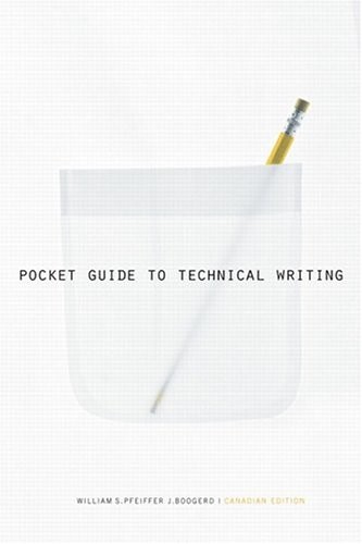 Cover for Pocket Guide to Technical Writing Canadian Edition