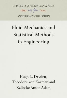 Cover for Fluid Mechanics and Statistical Methods in Engineering