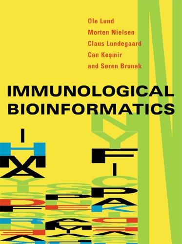 Cover for Immunological bioinformatics