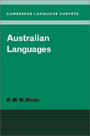 Cover for Australian languages