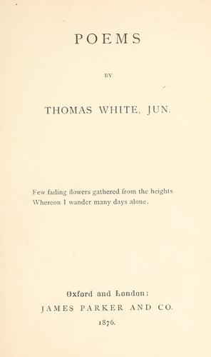 Cover for Poems
