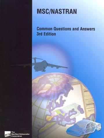 Cover for MSC/NASTRAN Common Questions and Answers