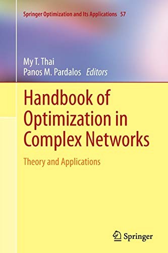 Cover for Handbook of Optimization in Complex Networks