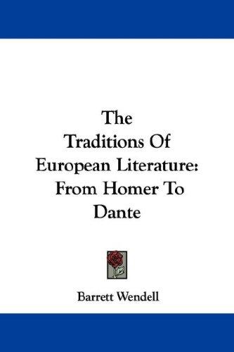 Cover for The Traditions Of European Literature