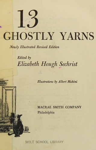 Cover for 13 ghostly yarns.