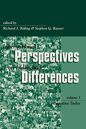 Cover for International perspectives on individual differences