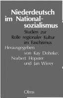 Cover for Niederdeutsch im Nationalsozialismus