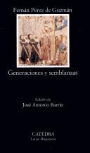 Cover for Generaciones y semblanzas