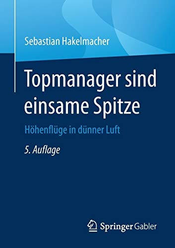 Cover for Topmanager sind einsame Spitze