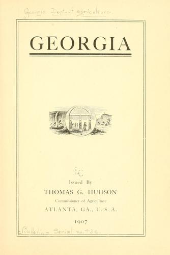 Cover for Georgia