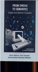 Cover for From syntax to semantics