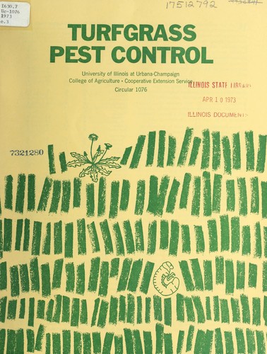 Cover for Turfgrass pest control