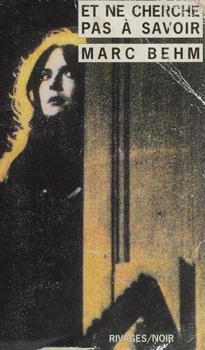 Cover for Et ne cherche pas à savoir