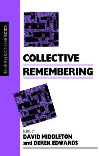 Cover for Collective remembering