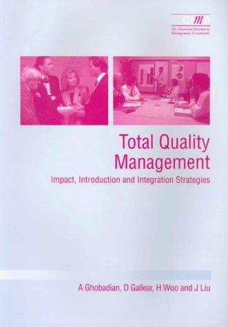 Cover for Total Quality Management