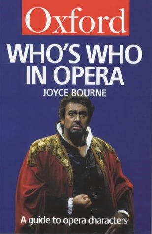 Cover for Who's Who in Opera