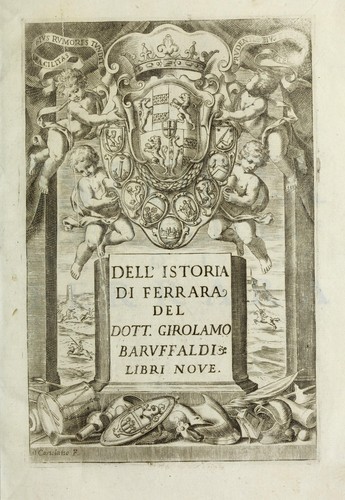 Cover for Dell'istoria di Ferrara