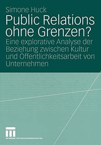 Cover for Public Relations ohne Grenzen?