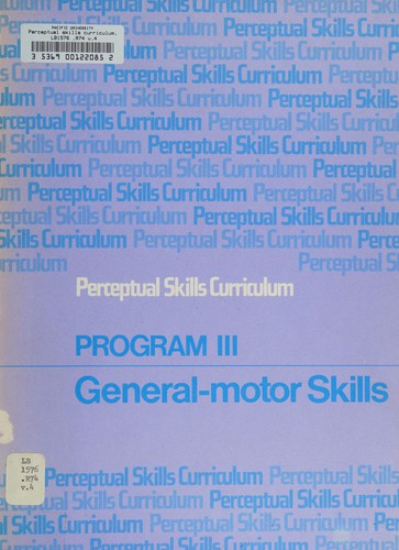 Cover for Perceptual skills curriculum