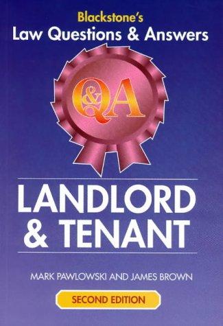 Cover for Landlord and Tenant (Law Questions & Answers)