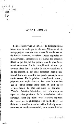 Cover for La nouvelle monadologie