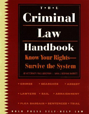 Cover for The criminal law handbook