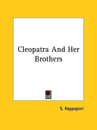 Cover for Cleopatra and Her Brothers