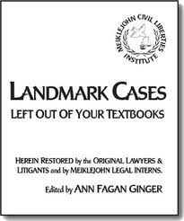 Cover for Landmark Cases Left Out of Your Textbooks