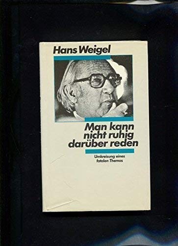 Cover for Man kann nicht ruhig darüber reden