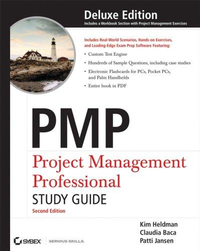 Cover for PMP Project Management Professional Exam Study Guide