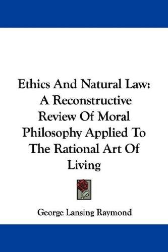 Cover for Ethics And Natural Law