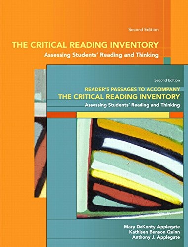 Cover for Critical Reading Inventory