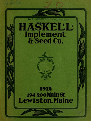 Cover for Catalog of choice farm, garden and flower seeds