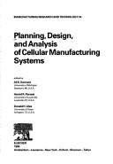 Cover for Planning, design, and analysis of cellular manufacturing systems