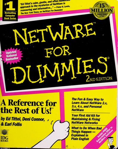 Cover for NetWare for dummies