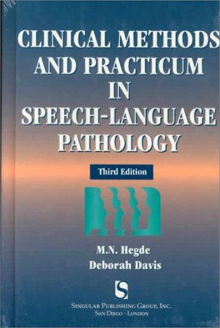 Cover for Clinical methods and practicum in speech-language pathology