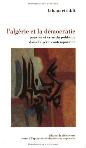 Cover for L' Algérie et la démocratie