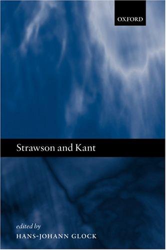 Cover for Strawson and Kant