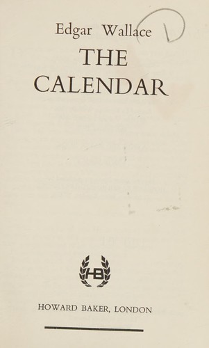 Cover for The calendar